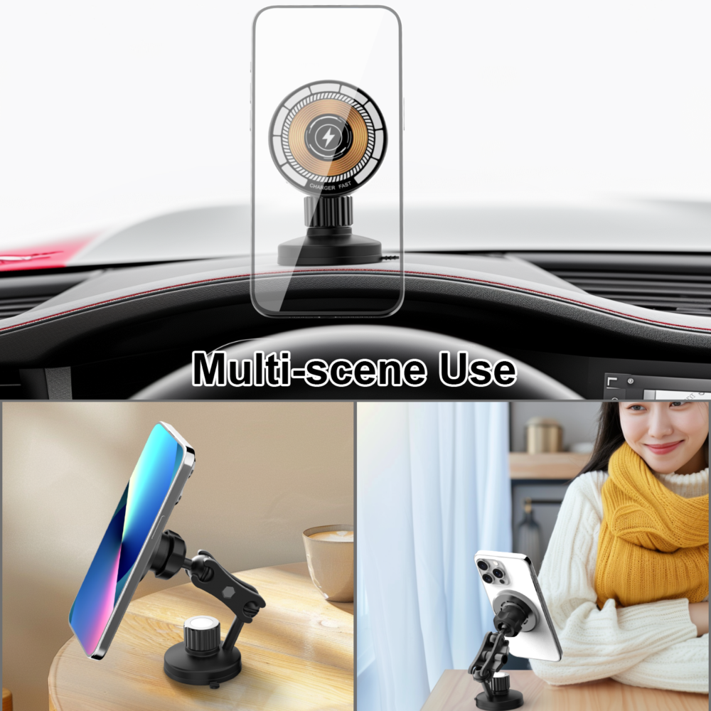 Universal Fit Car Mount with Magsafe Wireless Charging Head - Image 10