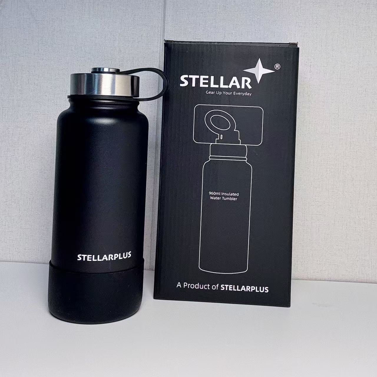 950ml Insulated Water Bottle, Stainless Steel with Magnetic Phone Mount - Image 14