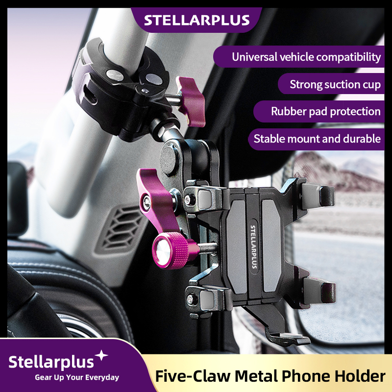 Aluminum-alloy Phone Holder/Mount – Multi-functional Design - Image 4